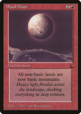 Blood Moon [The Dark] Magic: The Gathering