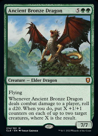 Ancient Bronze Dragon [Commander Legends: Battle for Baldur's Gate] Magic: The Gathering