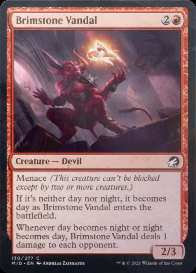 Brimstone Vandal [Innistrad: Midnight Hunt] Magic: The Gathering