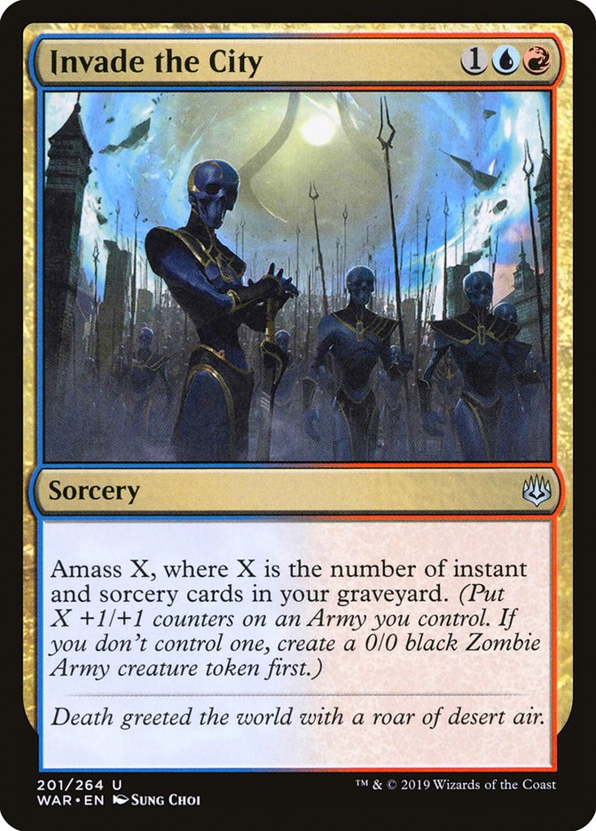 Invade the City [War of the Spark] Magic: The Gathering
