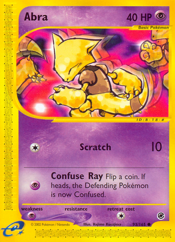 Abra (93/165) [Expedition: Base Set] Pokémon