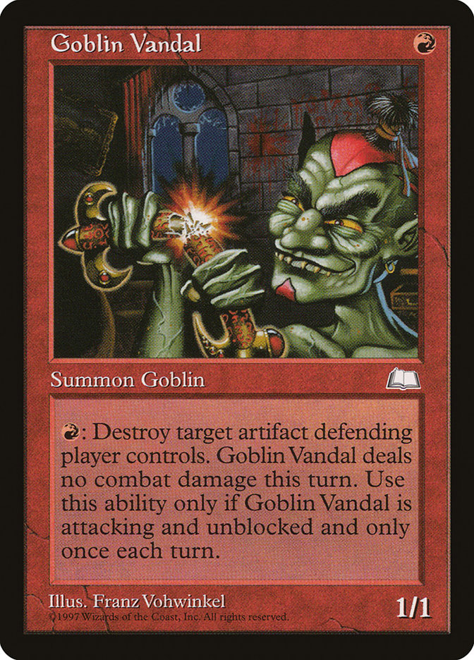 Goblin Vandal [Weatherlight] Magic: The Gathering
