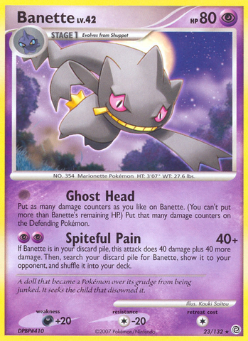 Banette (23/132) [Diamond & Pearl: Secret Wonders] Pokémon