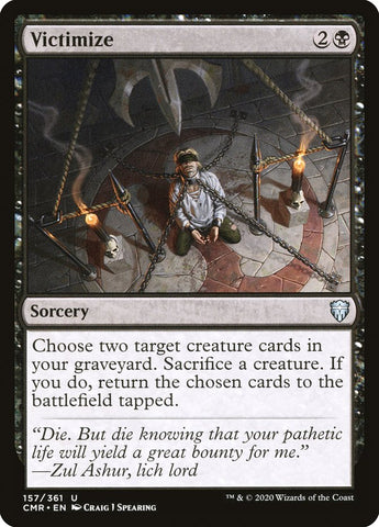 Victimize [Commander Legends] Magic: The Gathering