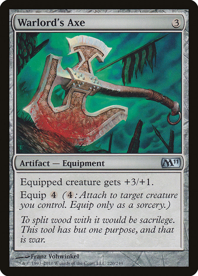 Warlord's Axe [Magic 2011] Magic: The Gathering