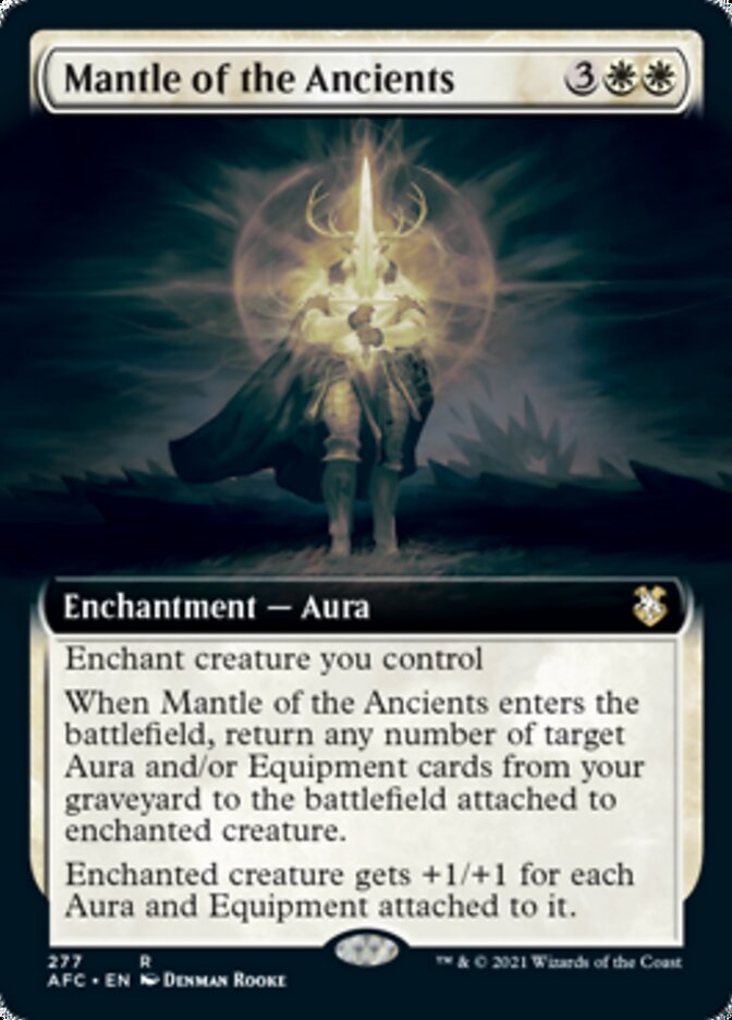 Mantle of the Ancients (Extended Art) [Dungeons & Dragons: Adventures in the Forgotten Realms Commander] Magic: The Gathering