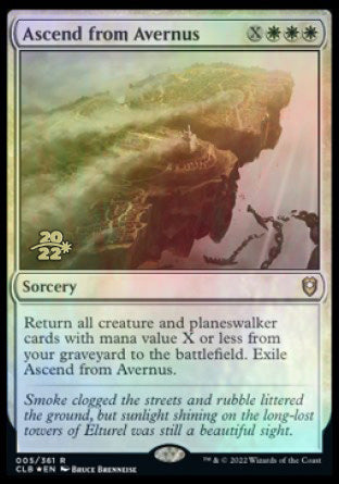 Ascend from Avernus [Commander Legends: Battle for Baldur's Gate Prerelease Promos] Magic: The Gathering