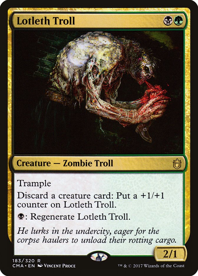 Lotleth Troll [Commander Anthology] Magic: The Gathering