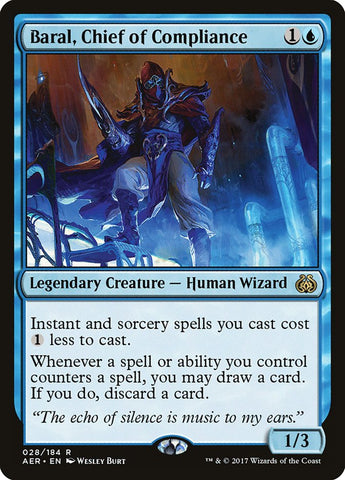 Baral, Chief of Compliance [Aether Revolt] Magic: The Gathering