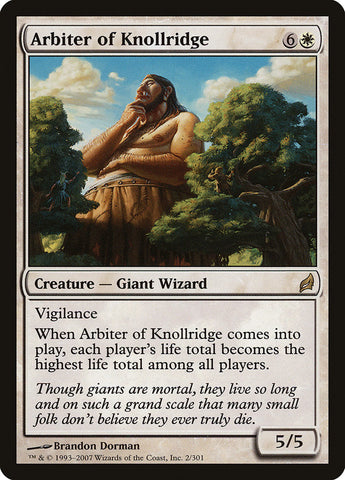 Arbiter of Knollridge [Lorwyn] Magic: The Gathering