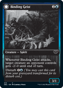 Binding Geist // Spectral Binding [Innistrad: Double Feature] Magic: The Gathering