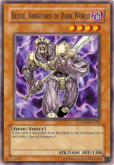 Beiige, Vanguard of Dark World [DR04-EN080] Common Yu-Gi-Oh!