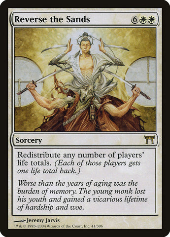 Reverse the Sands [Champions of Kamigawa] Magic: The Gathering