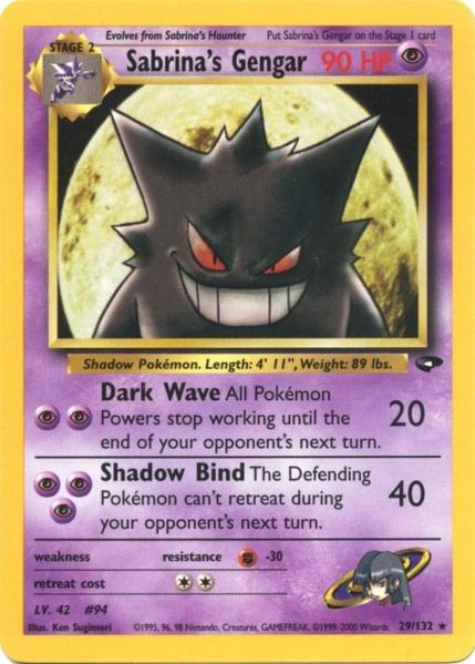 Sabrina's Gengar (29/132) [Gym Challenge Unlimited] Pokémon