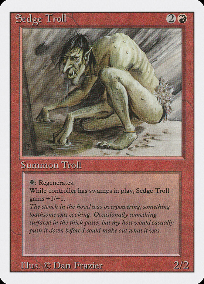 Sedge Troll [Revised Edition] Magic: The Gathering