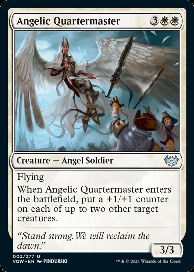 Angelic Quartermaster [Innistrad: Crimson Vow] Magic: The Gathering