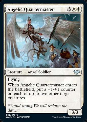 Angelic Quartermaster [Innistrad: Crimson Vow] Magic: The Gathering