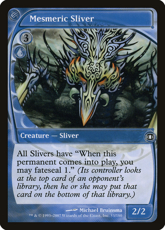 Mesmeric Sliver [Future Sight] Magic: The Gathering