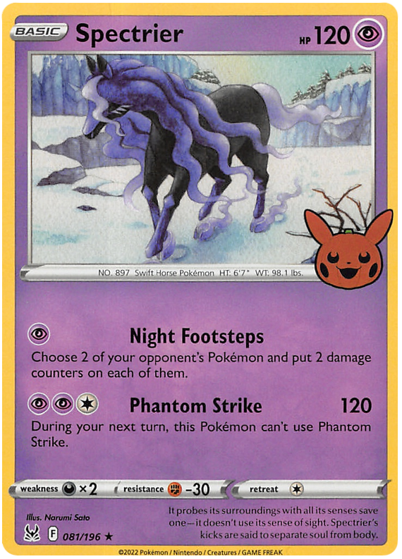 Spectrier (081/196) [Trick or Trade 2023] Pokémon
