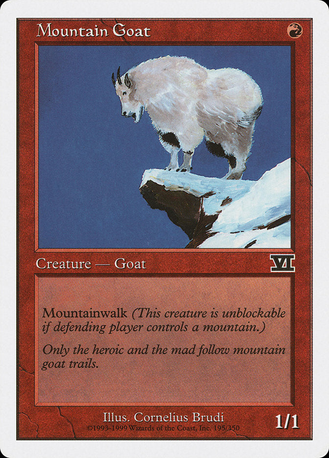 Mountain Goat [Classic Sixth Edition] Magic: The Gathering