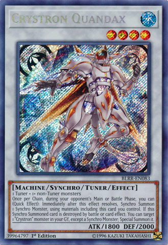 Crystron Quandax [BLRR-EN083] Secret Rare