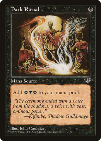 Dark Ritual [Mirage] Magic: The Gathering