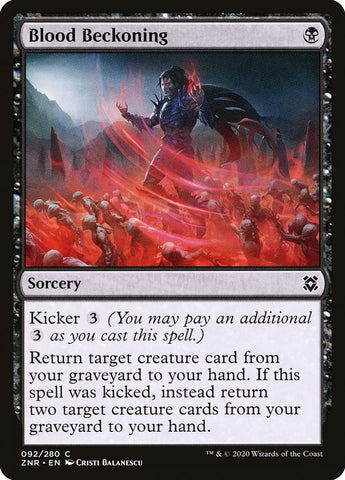 Blood Beckoning [Zendikar Rising] Magic: The Gathering