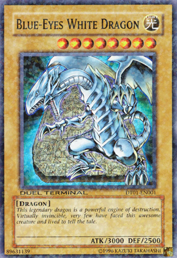 Blue-Eyes White Dragon [DT01-EN001] Super Rare Yu-Gi-Oh!