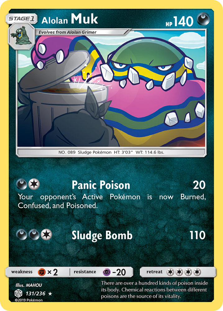 Alolan Muk (131/236) [Sun & Moon: Cosmic Eclipse] Pokémon
