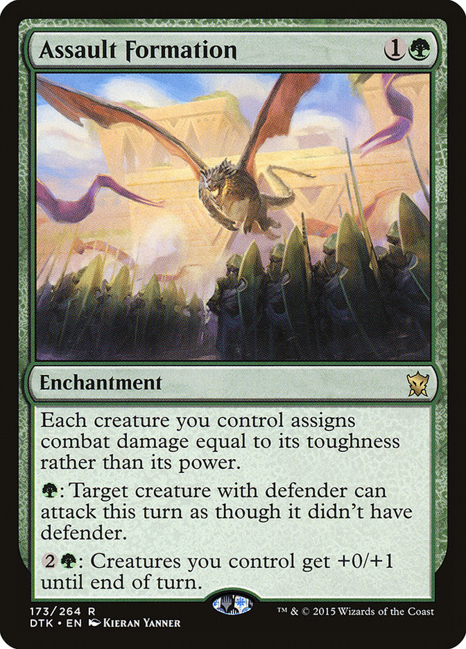 Assault Formation [Dragons of Tarkir] Magic: The Gathering