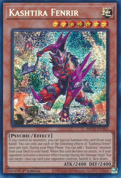 Kashtira Fenrir [MP23-EN163] Prismatic Secret Rare Yu-Gi-Oh!