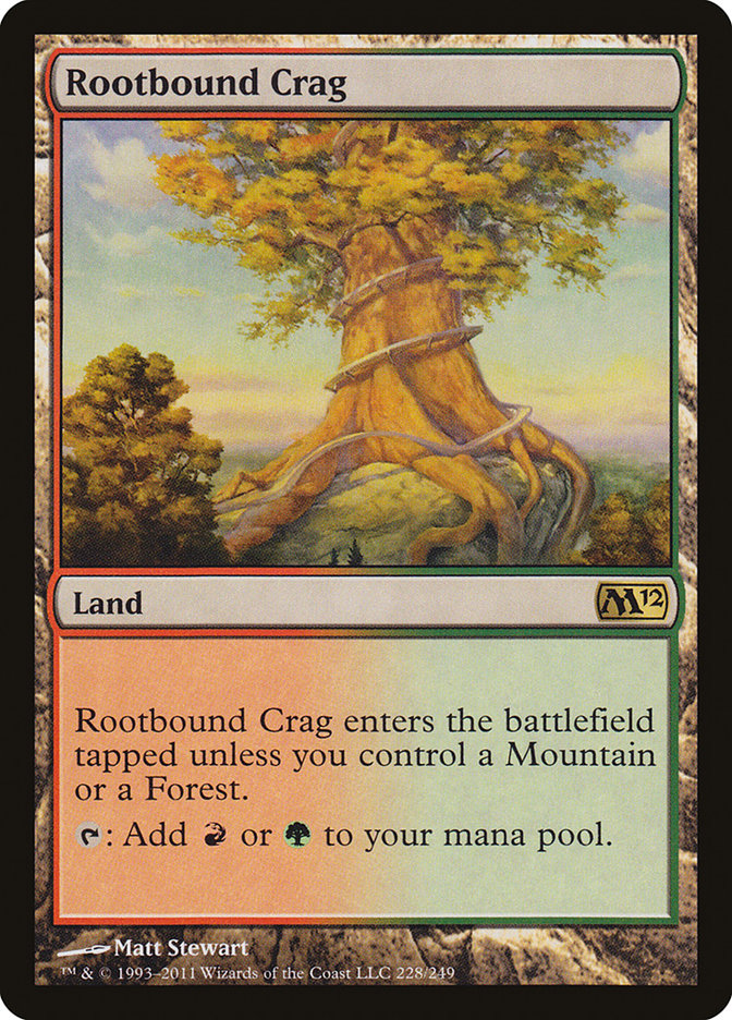 Rootbound Crag [Magic 2012] Magic: The Gathering