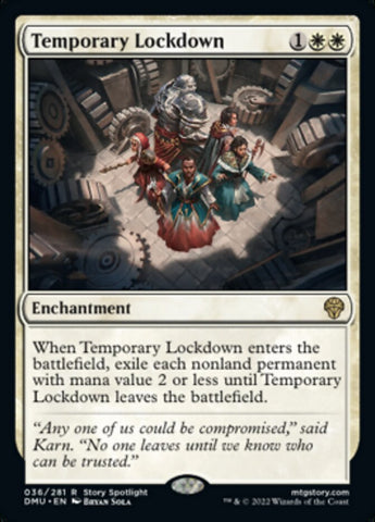 Temporary Lockdown [Dominaria United] Magic: The Gathering