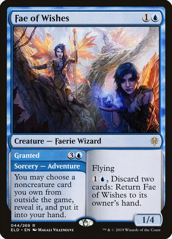 Fae of Wishes // Granted [Throne of Eldraine] Magic: The Gathering