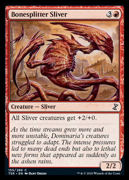 Bonesplitter Sliver [Time Spiral Remastered] Magic: The Gathering
