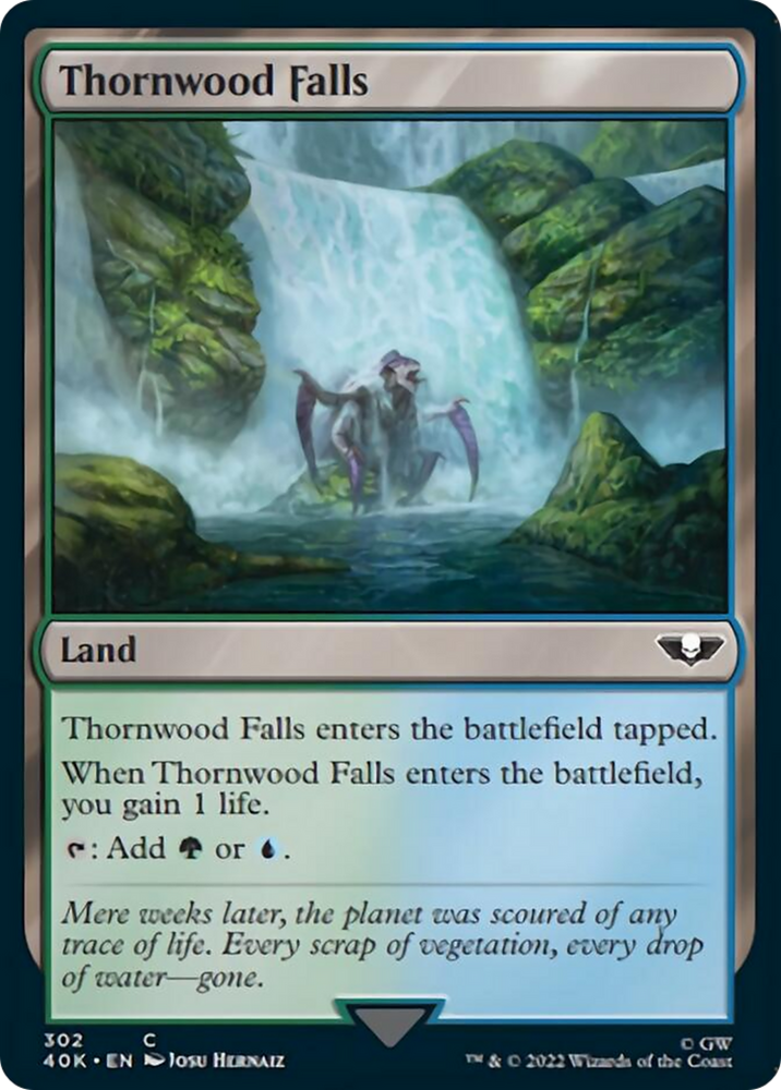 Thornwood Falls [Warhammer 40,000] Magic: The Gathering