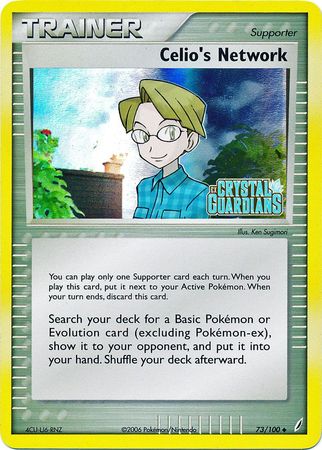 Celio's Network (73/100) (Stamped) [EX: Crystal Guardians] Pokémon