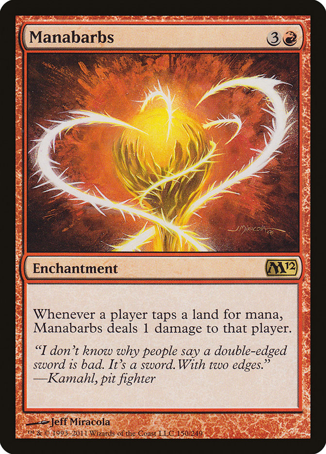 Manabarbs [Magic 2012] Magic: The Gathering