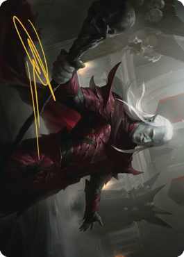 Baeloth Barrityl, Entertainer Art Card (Gold-Stamped Signature) [Commander Legends: Battle for Baldur's Gate Art Series] Magic: The Gathering