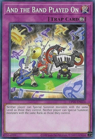 And the Band Played On [OP20-EN024] Common Yu-Gi-Oh!