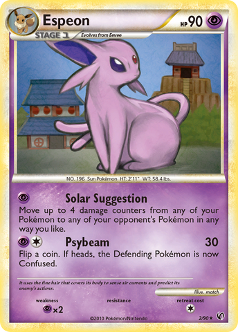 Espeon (2/90) [HeartGold & SoulSilver: Undaunted] Pokémon