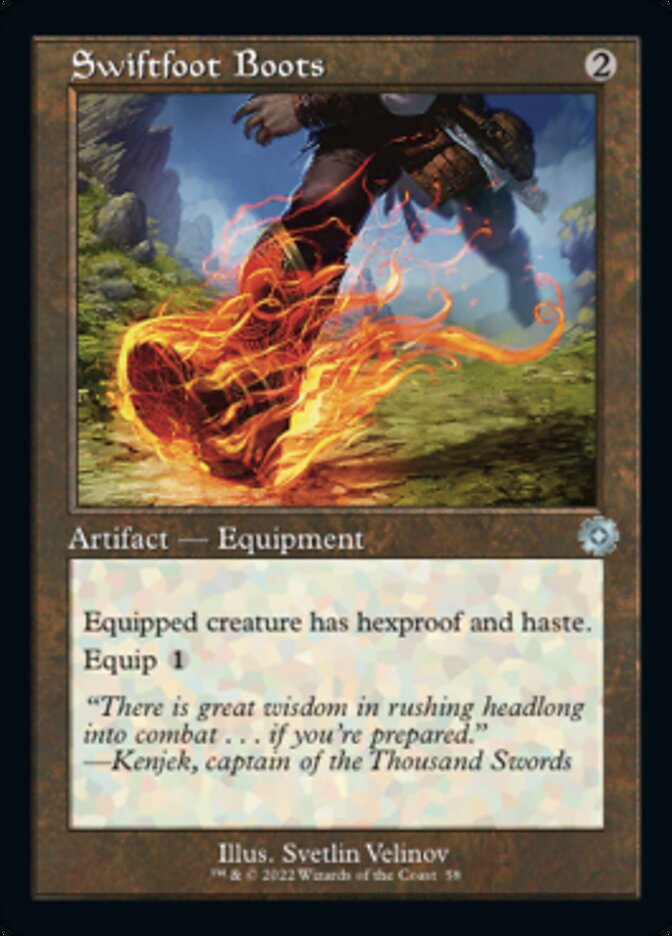 Swiftfoot Boots (Retro) [The Brothers' War Retro Artifacts] Magic: The Gathering
