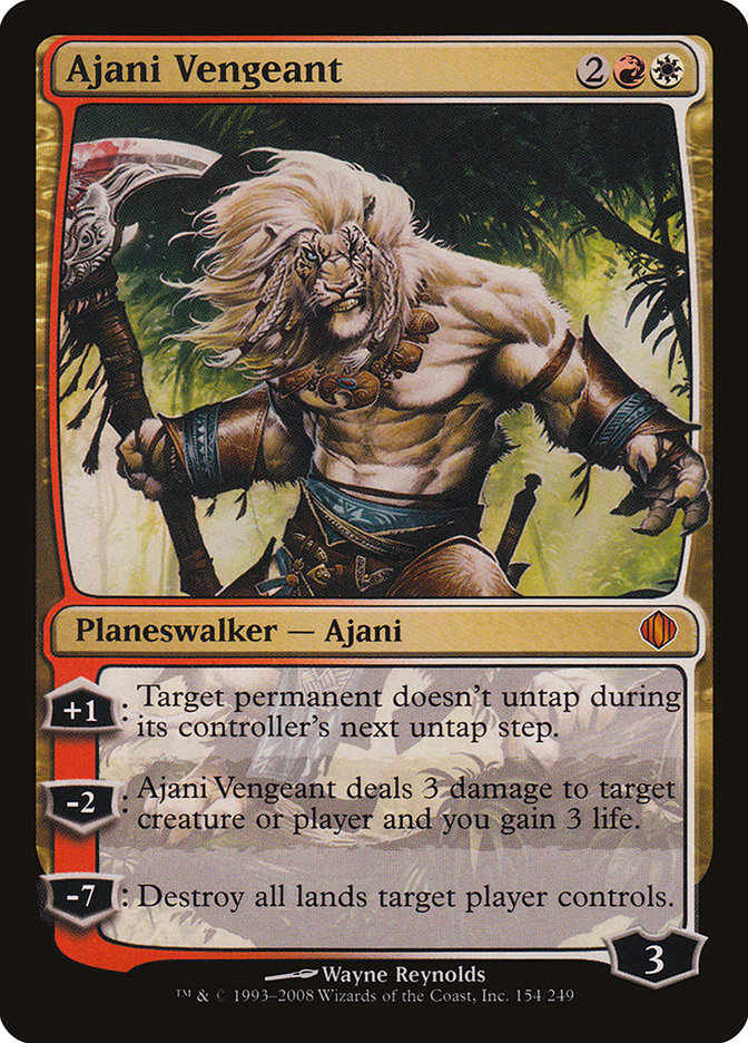 Ajani Vengeant [Shards of Alara] Magic: The Gathering