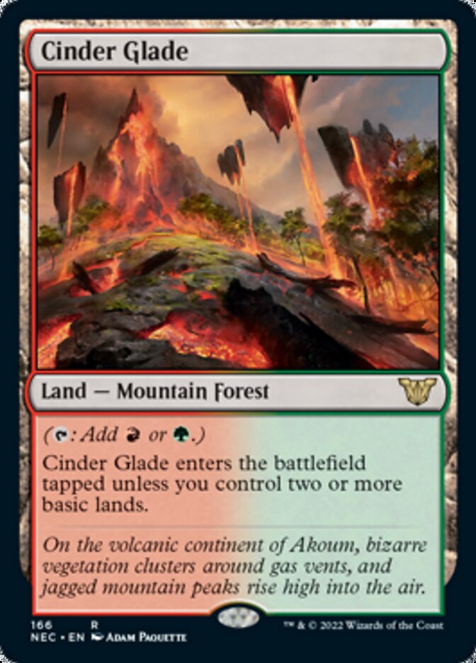 Cinder Glade [Kamigawa: Neon Dynasty Commander] Magic: The Gathering
