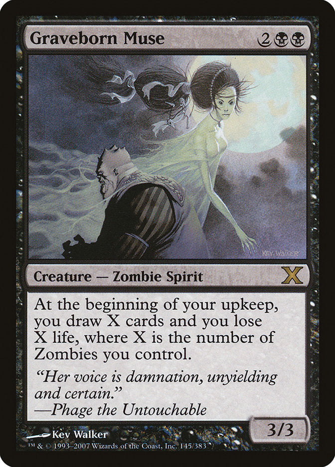 Graveborn Muse [Tenth Edition] Magic: The Gathering