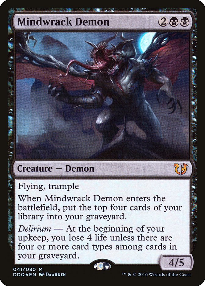 Mindwrack Demon [Duel Decks: Blessed vs. Cursed] Magic: The Gathering