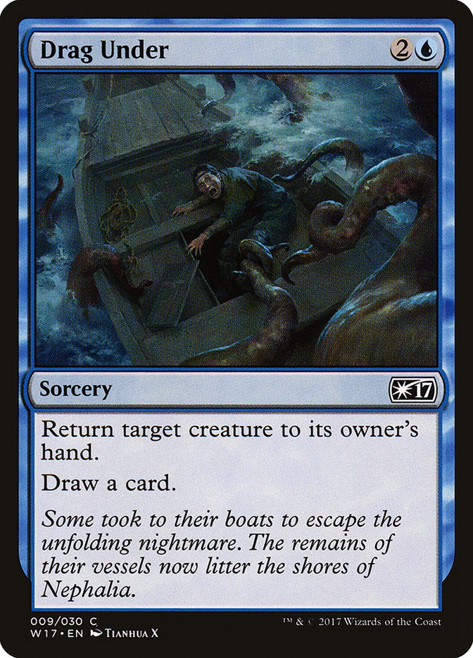 Drag Under [Welcome Deck 2017] Magic: The Gathering