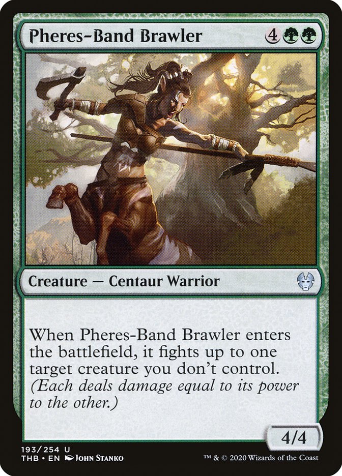 Pheres-Band Brawler [Theros Beyond Death] Magic: The Gathering