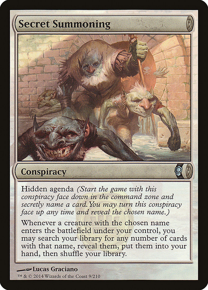 Secret Summoning [Conspiracy] Magic: The Gathering