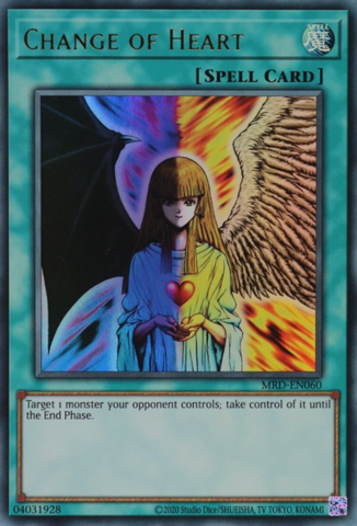 Change of Heart (25th Anniversary) [MRD-EN060] Ultra Rare Yu-Gi-Oh!